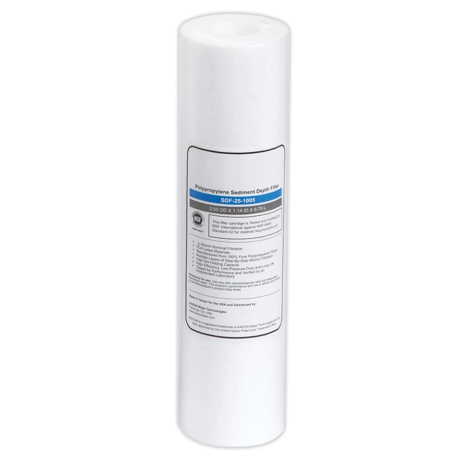 10" 5MIC Wound Sediment Cartridge