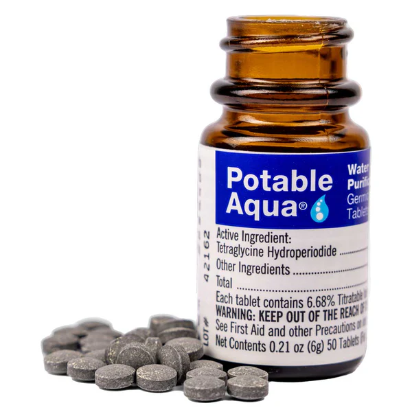 Potable Aqua Iodine Tablets